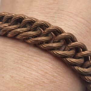 Heavy Chunky Chain Link Copper Bracelet 7.5in "SOLID COPPER"